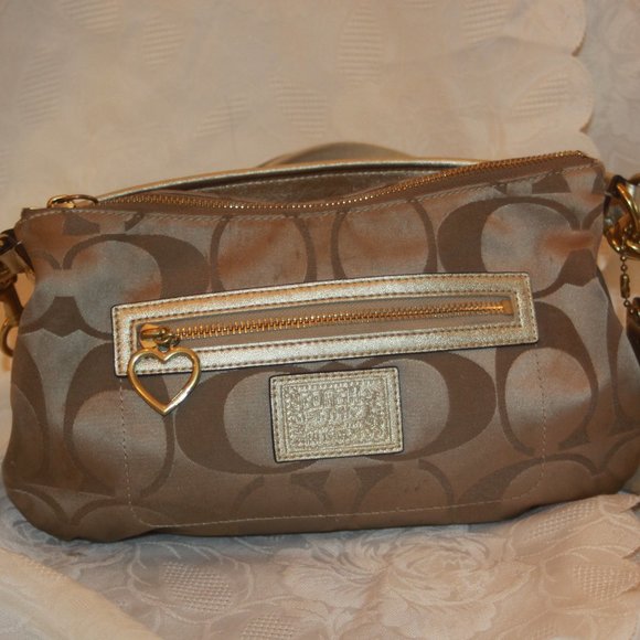 Coach Signature Daisy Collection Convertible Crossbody F20044 Shoulder Bag Purse - Picture 1 of 7